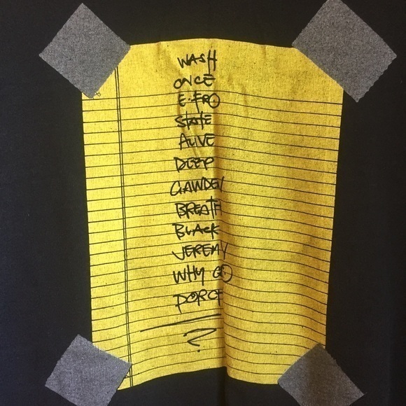 1993 Vintage Men’s Women’s Black Pearl Jam Band Alive Stickman Cotton Tee Sz XL - Picture 13 of 16